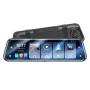 Задно огледало с камера – Yesido Rearview Mirror Dash Cam (KM24) – CarPlay, Android Auto, AirPlay, BT5.2, регулируема камера – Черен