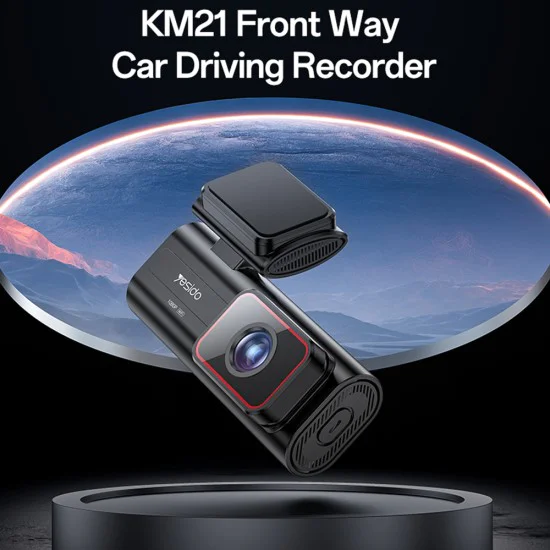 Автомобилна камера – Yesido Dash Camera (KM21) – Full HD 1080p, 145°, 1.47 IPS дисплей – Черна