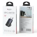OTG адаптер – Yesido GS28 – Lightning → Type-C, 60W, fast charge, 480Mbps, алуминий – Сив