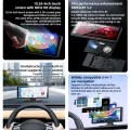 Автомобилен мултимедиен плейър – Yesido Wireless Car Stereo (KM19) – Dual HD камера, Plug&Play, CarPlay, Android Auto – Черен