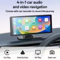 Автомобилен мултимедиен плейър – Yesido Wireless Car Stereo (KM19) – Dual HD камера, Plug&Play, CarPlay, Android Auto – Черен