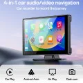 Автомобилен мултимедиен плейър – Yesido Wireless Car Stereo (KM18) – Dual HD камера, Bluetooth 5.2, Plug&Play, CarPlay, Android Auto – Черен