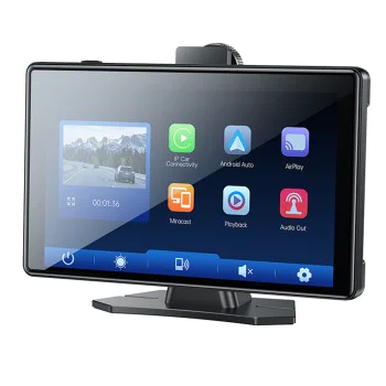 Автомобилен мултимедиен плейър – Yesido Wireless Car Stereo (KM18) – Dual HD камера, Bluetooth 5.2, Plug&Play, CarPlay, Android Auto – Черен