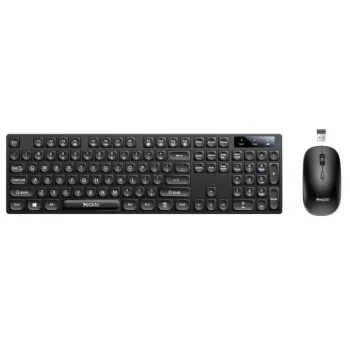 Комплект клавиатура + мишка – Yesido Wireless Keyboard and Mouse Set (KB42) – 2.4GHz, 1000DPI, Plug&Play – Черен
