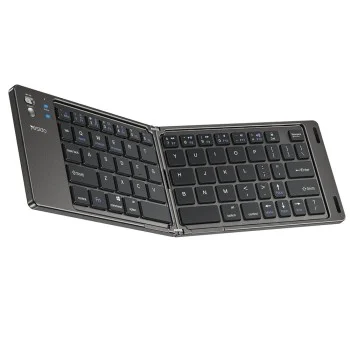 Сгъваема клавиатура – Yesido Foldable Keyboard (KB27) – Type-C, 150mAh, Bluetooth 5.0, ултра тънка – Черна