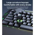 Геймърска клавиатура – Yesido Wireless Keyboard (KB21) – Механична, RGB, жична, 104 клавиша, 1.5m – Черна