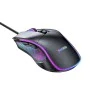 Жична геймърска мишка (KB20) - Yesido - RGB светлини, DPI 1000-7200, USB, 110см кабел - Черно