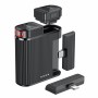 Лавалиерен микрофон – Yesido Lavalier Microphone 2in1 (KR19) – магнитен клипс, 360°, CD аудио, 600mAh, 2.4GHz – Черен
