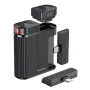 Лавалиерен микрофон – Yesido Lavalier Microphone 2in1 (KR19) – магнитен клипс, 360°, CD аудио, 600mAh, 2.4GHz – Черен