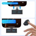 Лавалиерен микрофон – Yesido Lavalier Microphone 2in1 (KR19) – магнитен клипс, 360°, CD аудио, 600mAh, 2.4GHz – Черен
