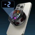 Охладител за телефон – Yesido Phone Cooler (C226) – Полупроводников, Магнитен, RGB, Дисплей – Сив