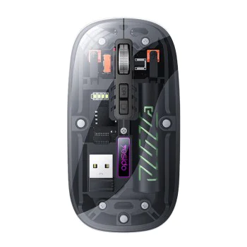 Безжична мишка – Yesido Wireless Mouse (KB29) – Type-C, BT + 2.4G, 800/1200/1600 DPI, 400mAh – Черна
