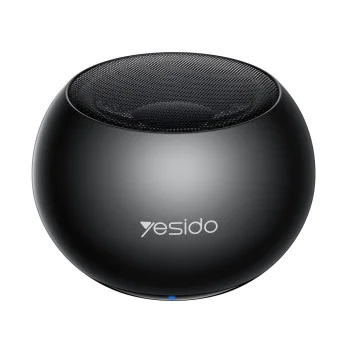 Мини колонка – Yesido Mini Wireless Speaker (YSW33) – алуминий, 3W, Bluetooth 5.0, 300mAh – Черна