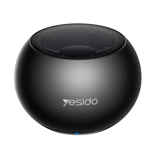 Мини колонка – Yesido Mini Wireless Speaker (YSW33) – алуминий, 3W, Bluetooth 5.0, 300mAh – Черна