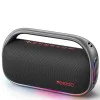 Безжична колонка – Yesido Wireless Speaker (YSW31) – RGB ефект, Bluetooth 5.0, 80W, 8000mAh, водоустойчива – Черна