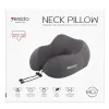 Възглавница за врат – Yesido Neck Pillow (MG17) – плетен плат, мемори пяна, ергономична – Сива
