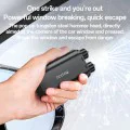 Авариен чук – Yesido Car Safety Hammer (C248) – чупене на стъкла, нож за колан, волфрамова стомана, магнитна основа – Сив