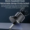 Стойка за въздуховод – Yesido C243 – Bionic Hawksbill Hook, гравитационен захват – Черна