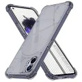 Калъф за телефон Nothing (1) - Techsuit - Shockproof Clear Silicone - Опушено Черен