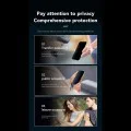 Протектор за iPhone 15 Pro - ANANK - 2.5D 360° протектор за екран с функция за Privacy - Черен
