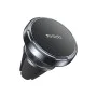 Магнитна Стойка за автомобил – Yesido Mini Car Holder (C214) – въздуховод, 360°, цинкова сплав, анти-плъзгаща – Черна