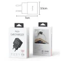 Зарядно за стена – Yesido Wall Charger (YC64) – Type-C + USB-A, GaN, PD30W – Черно