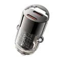 Мини зарядно за кола – Yesido Mini Car Charger (Y69) – Dual Type-C, PD30W, алуминий, fast charge – Черно