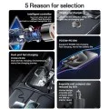 Мини зарядно за кола – Yesido Mini Car Charger (Y69) – Dual Type-C, PD30W, алуминий, fast charge – Черно