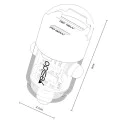Скрита зарядна букса – Yesido Hidden Car Charger (Y68) – USB-A + Type-C, PD30W, алуминий – Черен