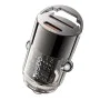 Скрита зарядна букса – Yesido Hidden Car Charger (Y68) – USB-A + Type-C, PD30W, алуминий – Черен