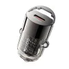 Скрита зарядна букса – Yesido Hidden Car Charger (Y67) – Type-C, PD45W, алуминий – Черен