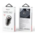Скрита зарядна букса – Yesido Hidden Car Charger (Y67) – Type-C, PD45W, алуминий – Черен