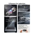 Скрита зарядна букса – Yesido Hidden Car Charger (Y67) – Type-C, PD45W, алуминий – Черен