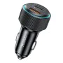 Автомобилно зарядно – Yesido Y60 – включен кабел Type-C → Lightning, 38W, multi-ports – Черно