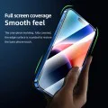 Протектор за iPhone 16 Pro - 3D пълен дисплей с извит ръб AR стъкло с апликатор Pro - черен