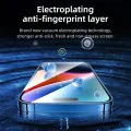 Протектор за iPhone 16 Pro Max - 3D пълен дисплей с извит ръб AR стъкло с апликатор Pro - черен