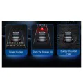 Автомобилно зарядно – Yesido Y50 – 2× Type-C + USB, 60W, LED пръстен, интелигентен температурен контрол – Черно