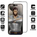 Протектор за iPhone 16 Pro - 3D Full Display Curved Edge HD Glass с апликатор Pro - черен