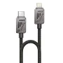 Кабел за данни – Yesido CA195 – Type-C → Lightning, fast charge PD27W, CarPlay, цинкова сплав, 1.2m – Черен