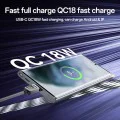 Кабел за данни – Yesido CA135C – USB → Type-C, QC18W, fast charge, 3A, 480Mbps, цинкова сплав, 1.2m – Черен