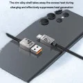 Кабел за данни – Yesido CA135C – USB → Type-C, QC18W, fast charge, 3A, 480Mbps, цинкова сплав, 1.2m – Черен