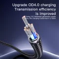 Кабел за данни – Yesido CA130C – USB → Type-C, fast charge 18W, 3A, 480Mbps, CarPlay, алуминий, 2m – Черен