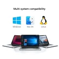 Докинг станция 5 в 1 – Yesido HB20 – USB/Type-C → 4× USB + USB-C, PD100W, fast charge, 5Gbps – Сив
