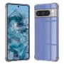 Калъф за Google Pixel 8 Pro - Techsuit - Удароустойчив Clear Silicone - Опушено Черен