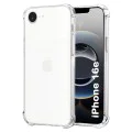 Калъф за iPhone 16e - Techsuit - Удароустойчив прозрачен силикон - прозрачен