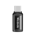 OTG адаптер (OT-7700) - Mcdodo - Lightning към Type-C, алуминиева сплав, зареждане и синхронизация, 3A - Черно