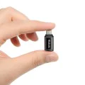 OTG адаптер (OT-7690) - Mcdodo - Type-C към Micro-USB, алуминиева сплав, зареждане и синхронизация - Черно