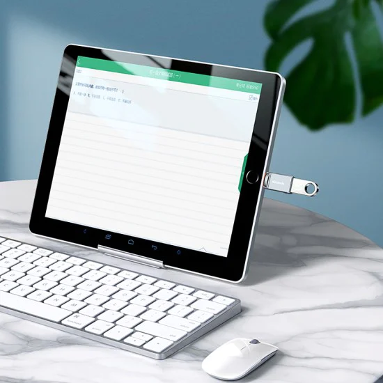 OTG адаптер (OT-8730) - Mcdodo - USB към Type-C, цинкова сплав, 5.0Gbps - Тъмносиво