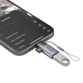 OTG адаптер (OT-7850) - Mcdodo - USB към Lightning, с TF четец за карти, 480Mbps, LED индикатор - Черно