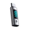 OTG адаптер Wales Series (OT-6090) - Mcdodo - Type-C към Type-C, PD 100W, дигитален дисплей - Черно